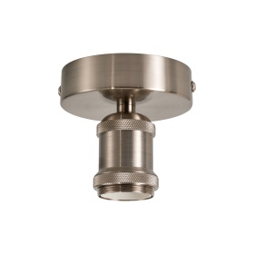 D0742  Dreifa Flush 1 Light Satin Nickel